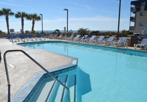 Indoor pool, outdoor pool