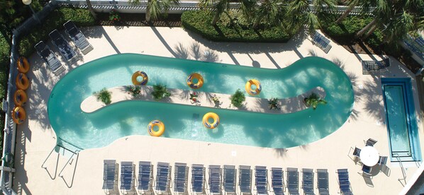 Indoor pool, outdoor pool