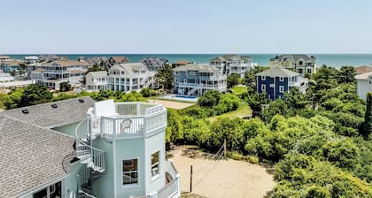 What A View in Corolla | 950 ft from the beach | Private Pool, Heated Pool, Hot Tub | Corolla