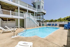 Pool - What A View in Corolla | 950 ft from the beach | Private Pool, Heated Pool, Hot Tub | Corolla (Corolla)
