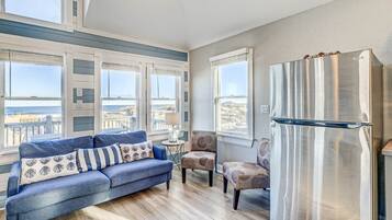 TV, DVD player, stereo