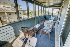 Property grounds - Sea Scapes | 817 ft from the beach | Private Pool, Hot Tub | Corolla (Corolla)