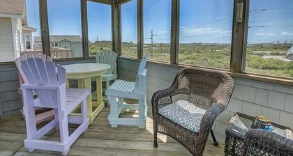 Vientos justos | 376 pies de la playa | Piscina Privada, Tina Caliente | Nags Head