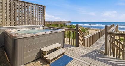 The Porch Life | Oceanfront | Hot Tub | Nags Head