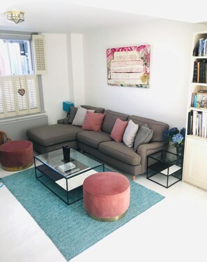 Televisión, chimenea, reproductor de DVD y libros 