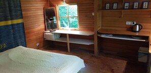 1 soveværelse, sengetøj