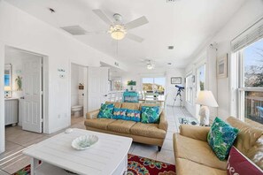 TV, DVD player, stereo