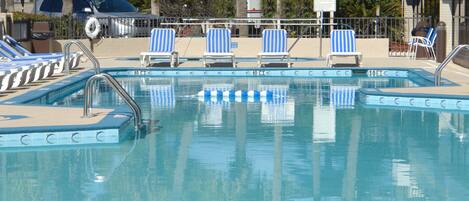 Indoor pool, outdoor pool