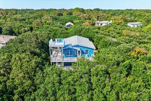Exterior - Breaking Winds | 850 ft from the beach | Private Pool, Hot Tub | Southern Shores (Southern Shores)