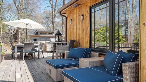 Bright and Spacious East Hampton Home, Newly Renovated Interior Spaces and...