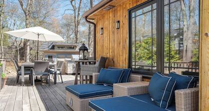 Bright and Spacious East Hampton Home, Newly Renovated Interior Spaces and...