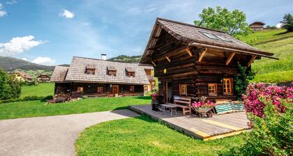 Urige Berghütte mit Gartensauna und Gratis-WLAN - 10 Minuten ins Skizentrum