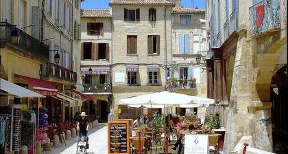 Gite for 2 under the oak trees, bike hire and swimming pool