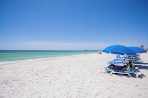 Aan het strand