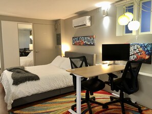 1 chambre, fer et planche à repasser, Wi-Fi, literie fournie