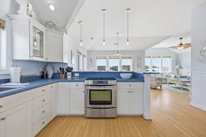 Private kitchen - A Wrighteous Time | 1639 ft from the beach | Private Pool, Hot Tub | Kill Devil Hills (Kill Devil Hills)