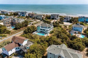 Exterior - Stillwater | 98 ft from the beach | Dog Friendly, Private Pool, Hot Tub | Corolla (Corolla)