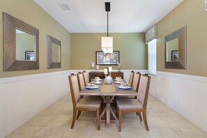 Dining - Fairway Villa | Private Pool, Kids Bedrooms, Arcade Game Room and Movie Theater (Davenport)