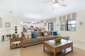 Een televisie en videogames