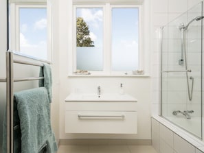 Shower, hair dryer