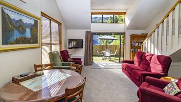 Vue depuis lâhĂ©bergement