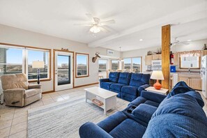 TV, DVD player - Derrycon | Oceanfront | Dog Friendly, Private Pool, Hot Tub | Nags Head (Nags Head)