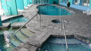 Indoor pool, outdoor pool