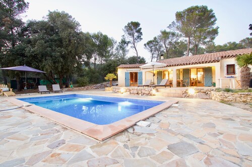 Salernes - Maison Jonquier - Villa avec piscine chauffée (au sel)