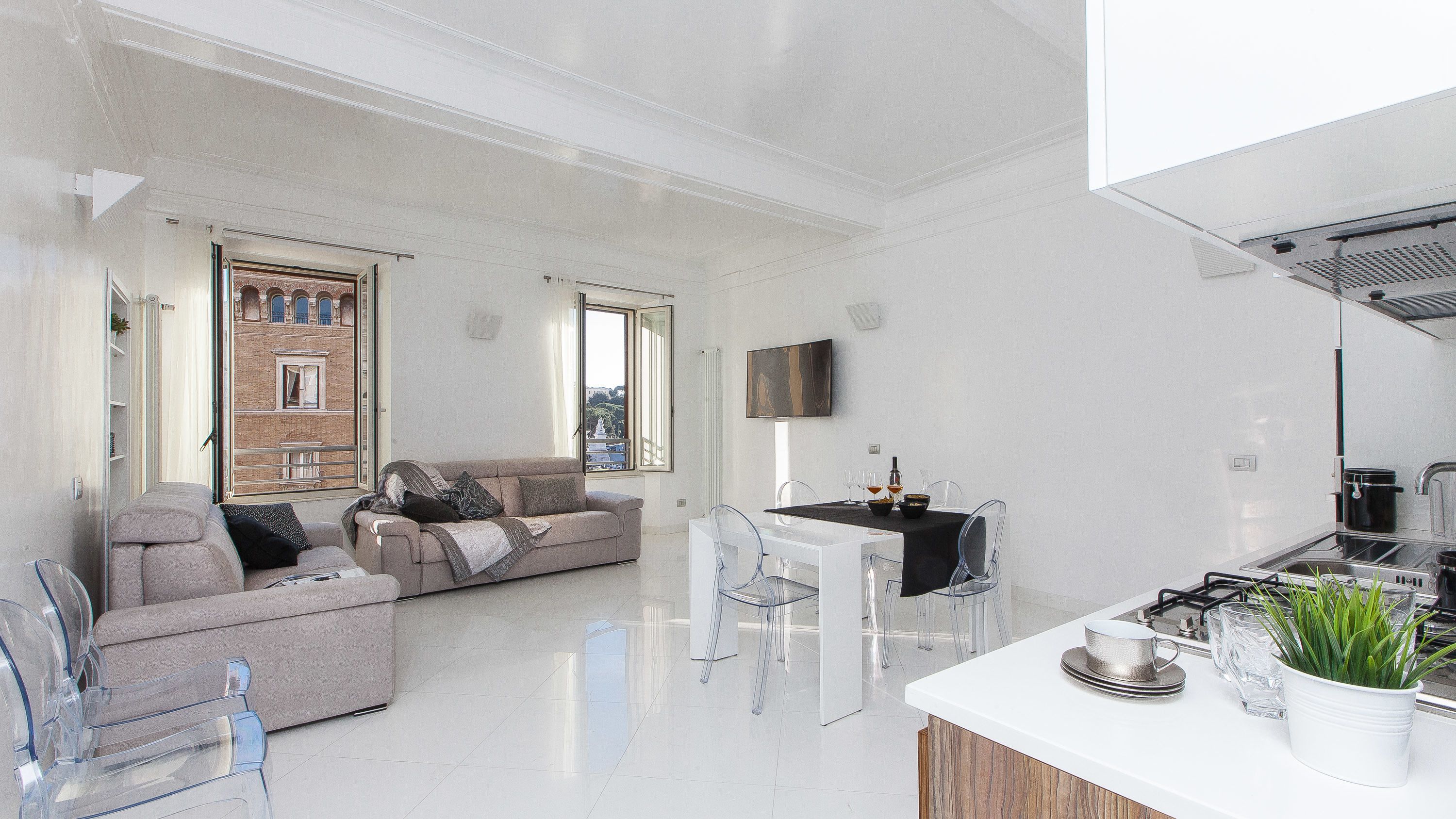 Piazza Venezia View Luxury Apartment A | Eigene Küche | Mikrowelle