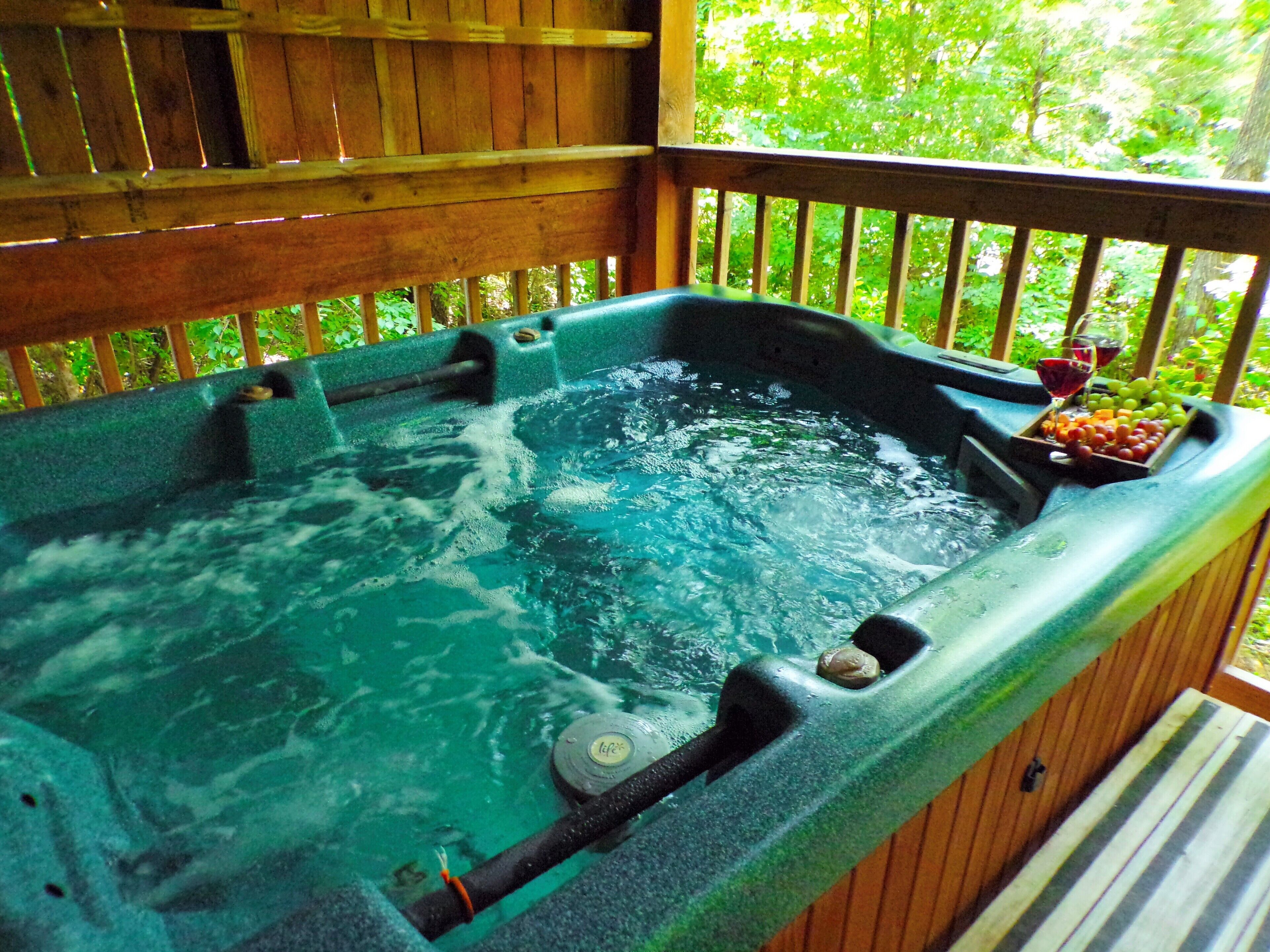 Bain à remous extérieur