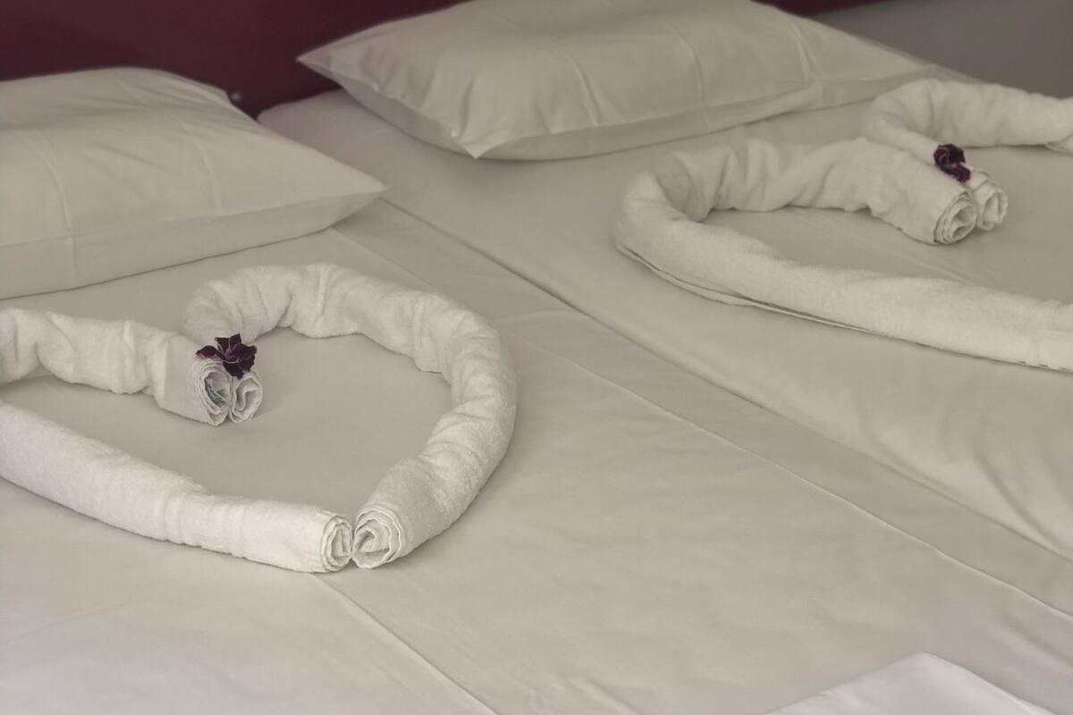 In-room safe, blackout curtains, iron/ironing board