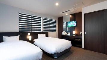 Twin Room Suite | Premium bedding, down comforters, in-room safe, individually decorated