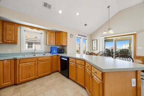 Fridge, microwave, oven, stovetop - Spur of the Moment | 293 ft from the beach | Private Pool, Hot Tub | Kill Devil Hills (Kill Devil Hills)