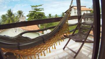 Quarto romântico, 1 quarto, vista para o oceano | Sacada