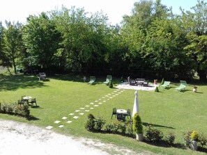 Blick auf den Garten