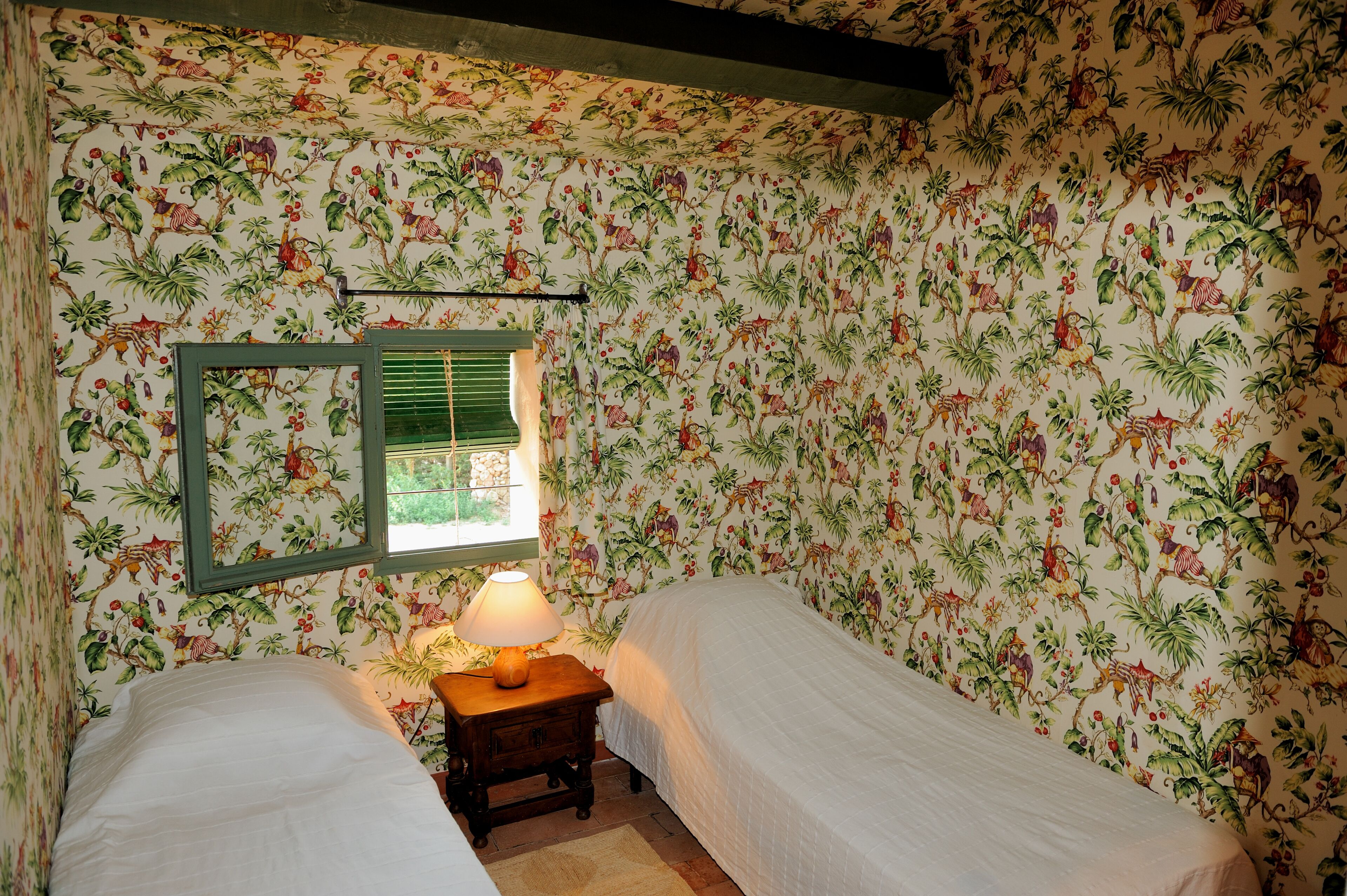 La chambre aux singes de la grande maison
2 lits de 80