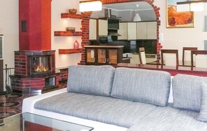 TV, fireplace, DVD player