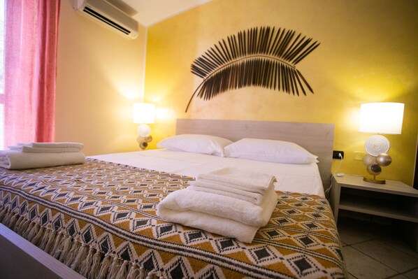 Chambre Supérieure, 1 grand lit et 1 canapé-lit