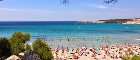 Sun loungers, beach towels