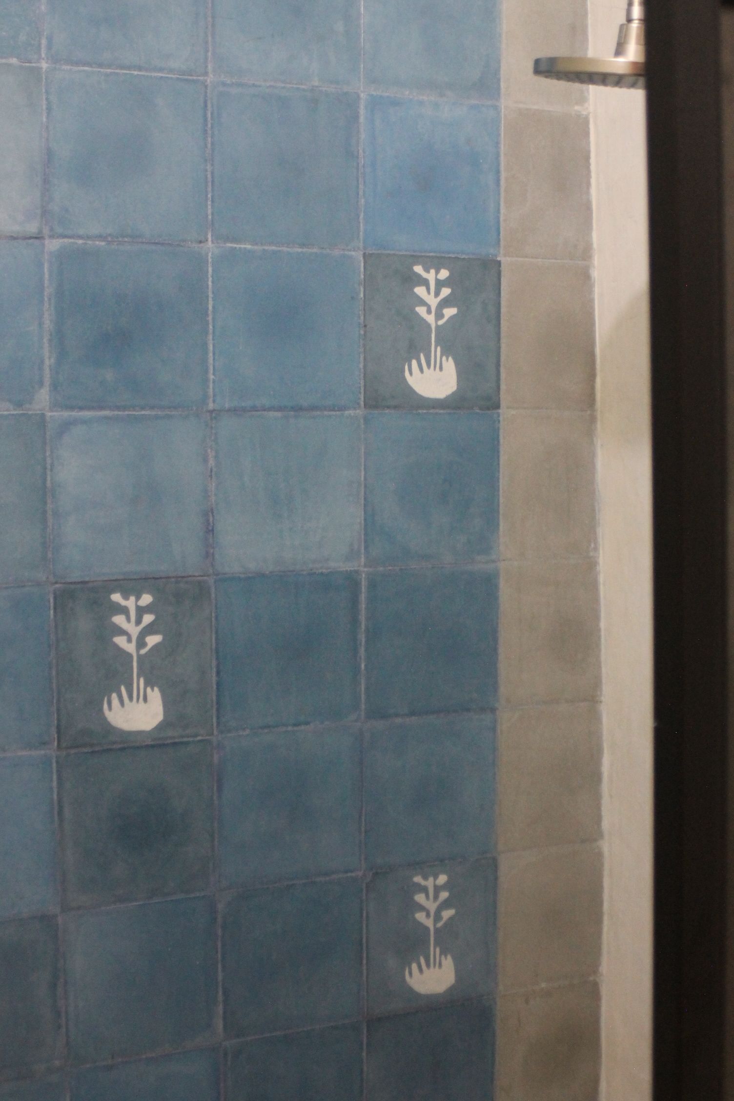 shower, rainfall showerhead, designer toiletries, towels