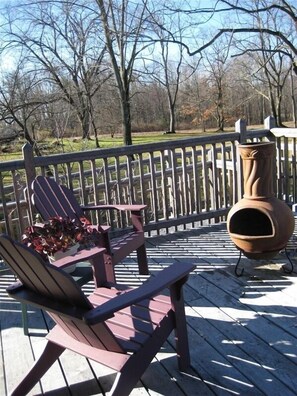 Terrace/patio - Rustic Elegance to Feed Your Soul in the Heart of Pennsylvania (Loganton)