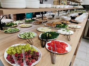 Frokostbuffé er inkludert hver dag