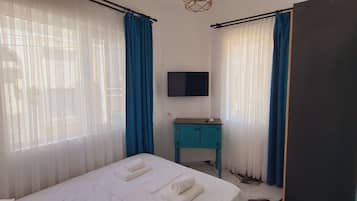 Habitación doble Deluxe | Escritorio, wifi gratis y ropa de cama