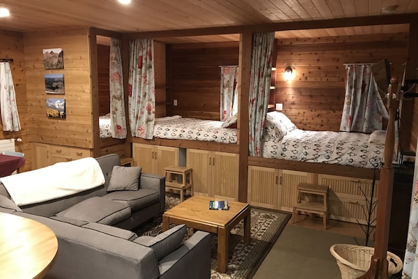 Three alcove double beds with views (each has a window)