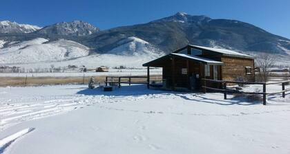Dexter Peak cabin, elegantly rustic near YNP/Chico