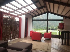 Blick von der Unterkunft