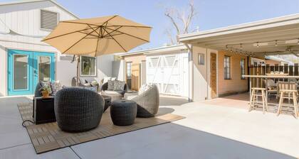 Visit Sports and Culture Venues from an Artful Garden Studio in Central Phoenix