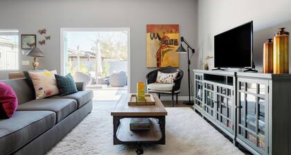 Stay Close to Culture & Sports Venues in a Spacious & Stylish Butterfly Studio