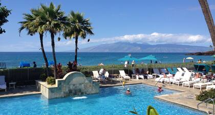 Tower 1 South facing. Beautiful Ocean, Lanai , koi pond and courtyard views