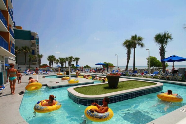 Indoor pool, outdoor pool